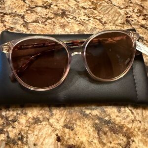 Kate Spade Kaia Transparent Frame Sunglasses